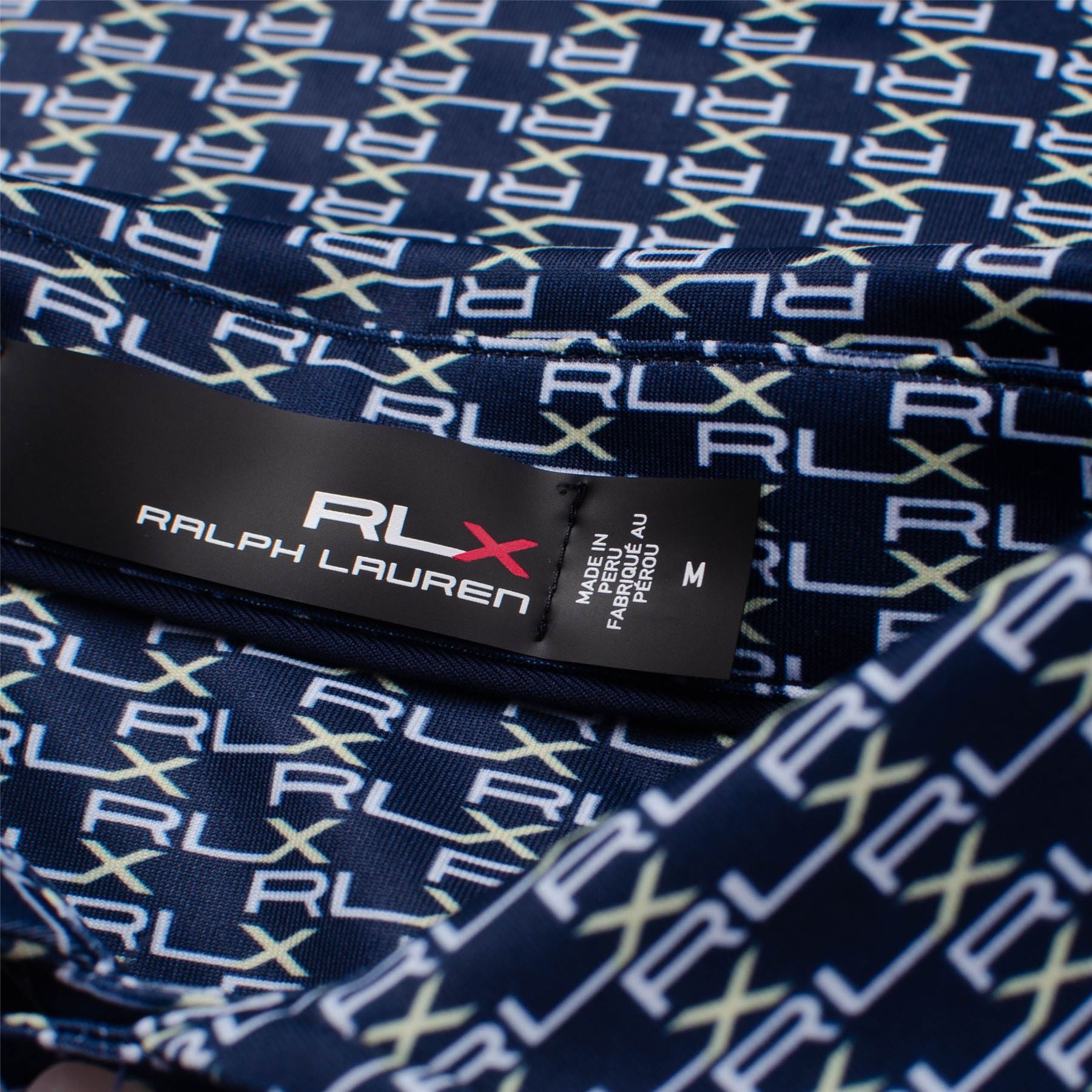 RLX Bristol Yellow Polo Shirt, Lightweight and Breathable with Printed Graphic - SS23.