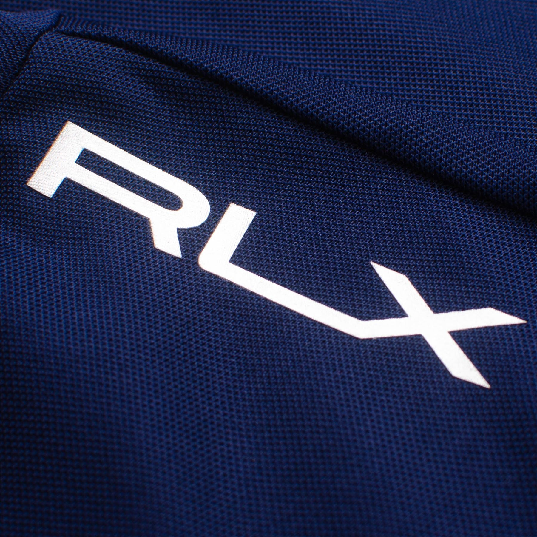 RLX Performance Polo French Navy/Lifeboat Orange - SS23