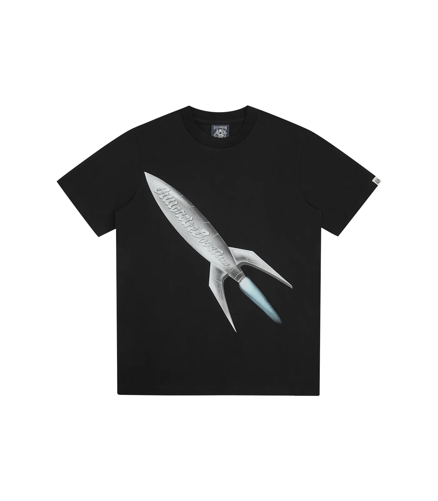 Black Rocket Print T-Shirt