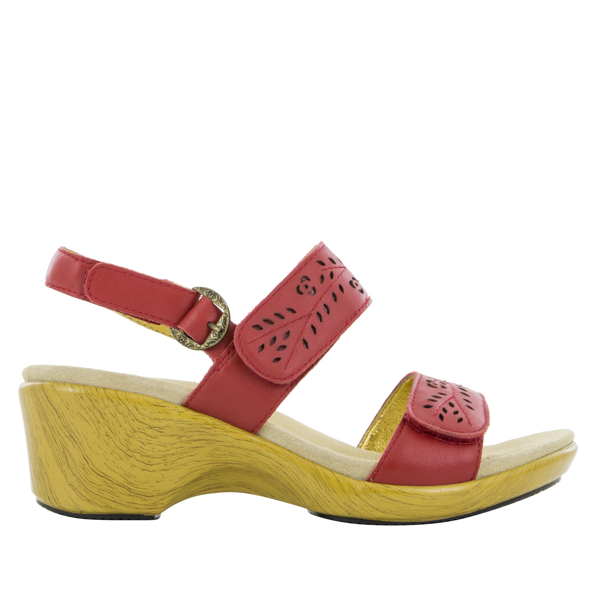 Romi Red Butter Sandal - Google-friendly keywords: Romi Sandal, Red Sandal, Butter Sandal.