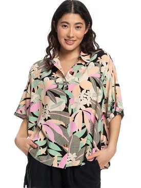 Roxy Beach Shirt for Women Nostalgic