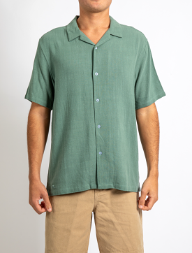 Rusty Green Short Sleeve Shirt USA Rehash