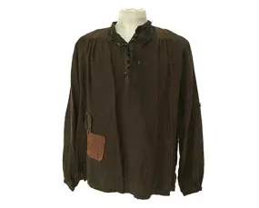 Gloriana's Muddy Brown Patchwork Salem Shirt