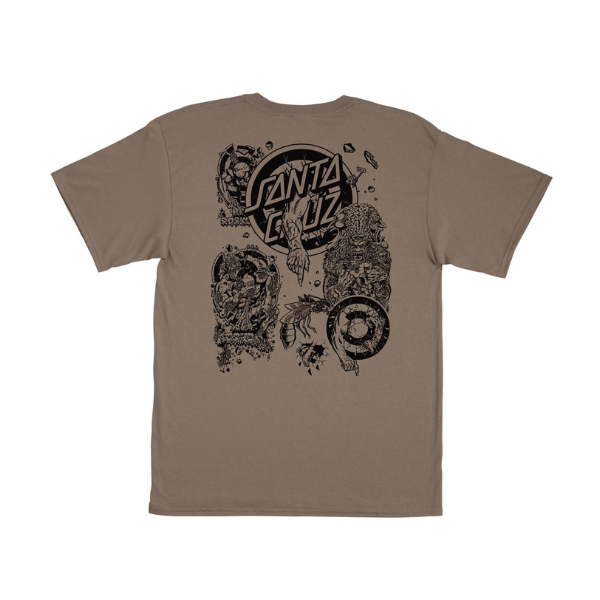 Santa Cruz Roskopp Evo 2 T-Shirt - Dusty Brown: Buy online now!