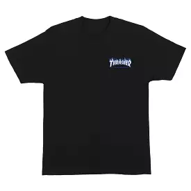 Santa Cruz x Thrasher Flame Dot T-Shirt - SS Black