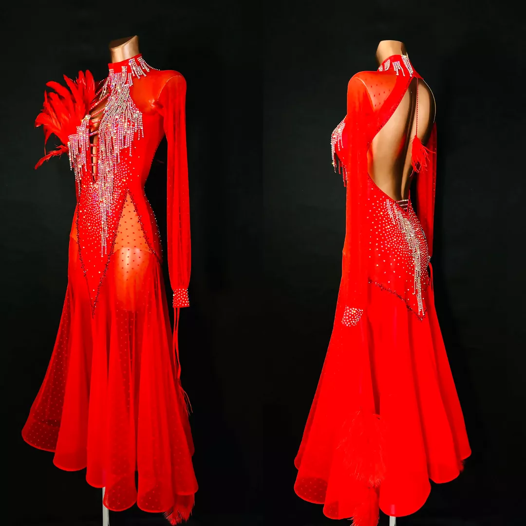 Scarlet Enchantment Ballroom Dress | FB International