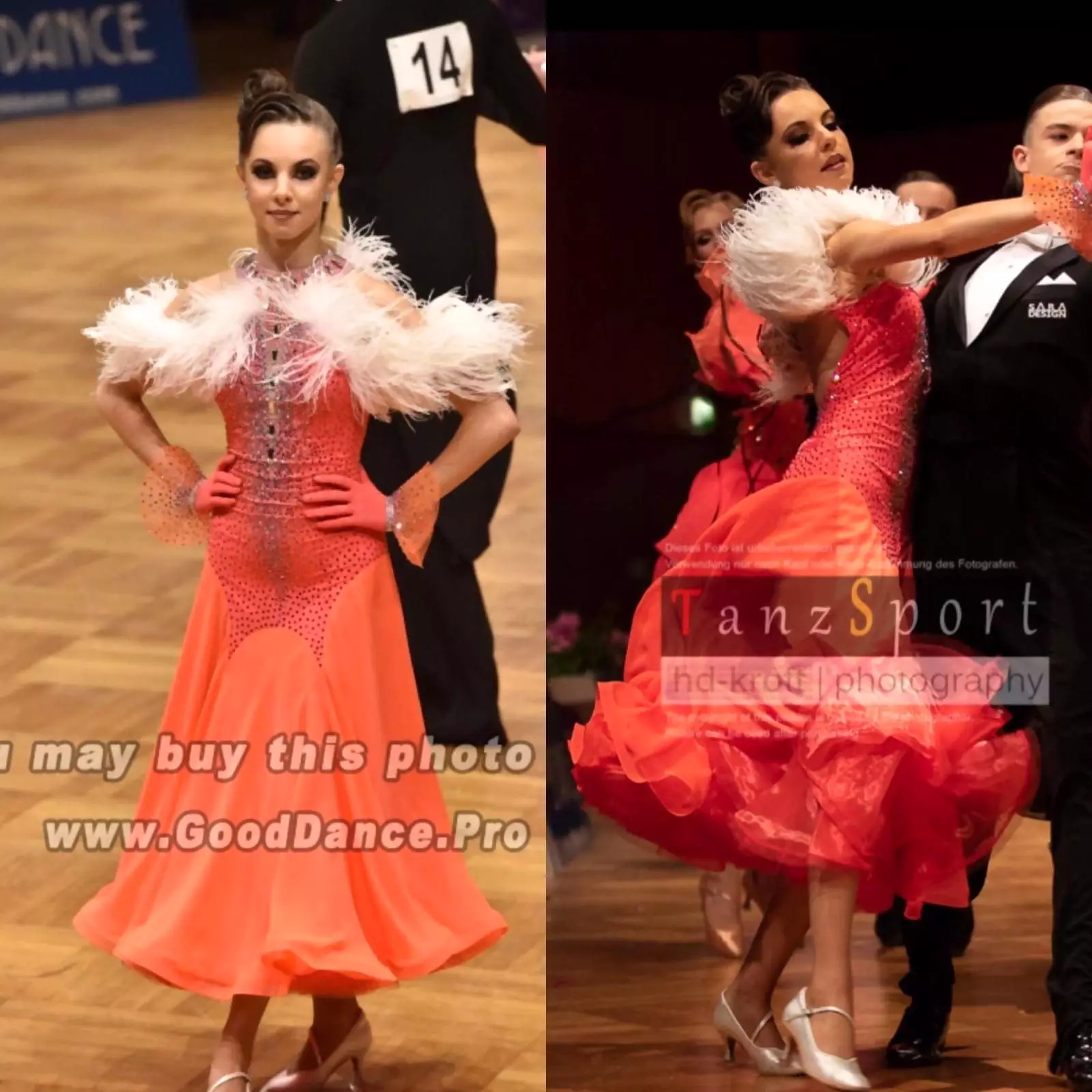 Search Result: Vibrant Scarlet Formal Dress for Ballroom Events