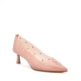 Shiny Studded Gold Pump - Top Search Result