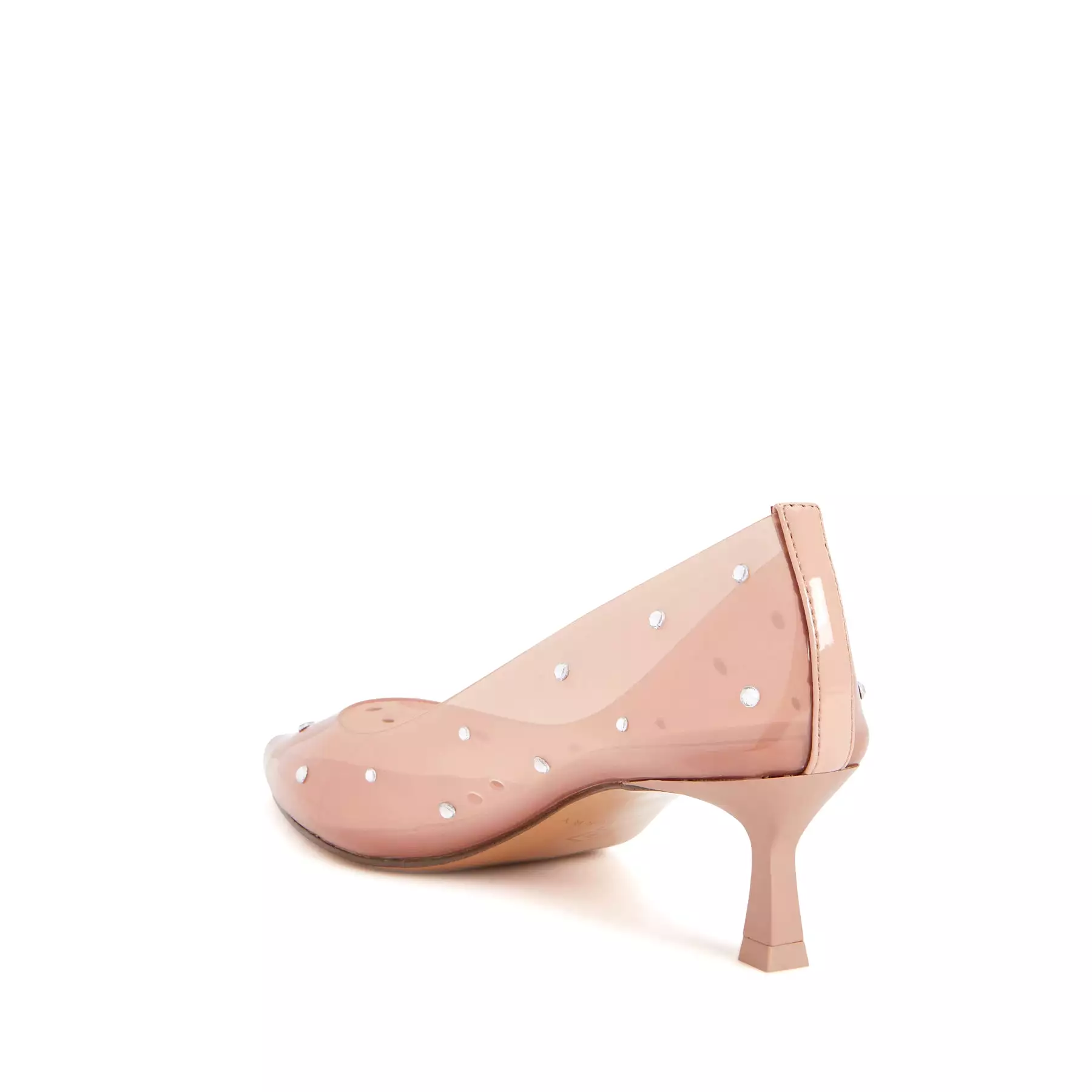 Shiny Studded Gold Pump - Top Search Result