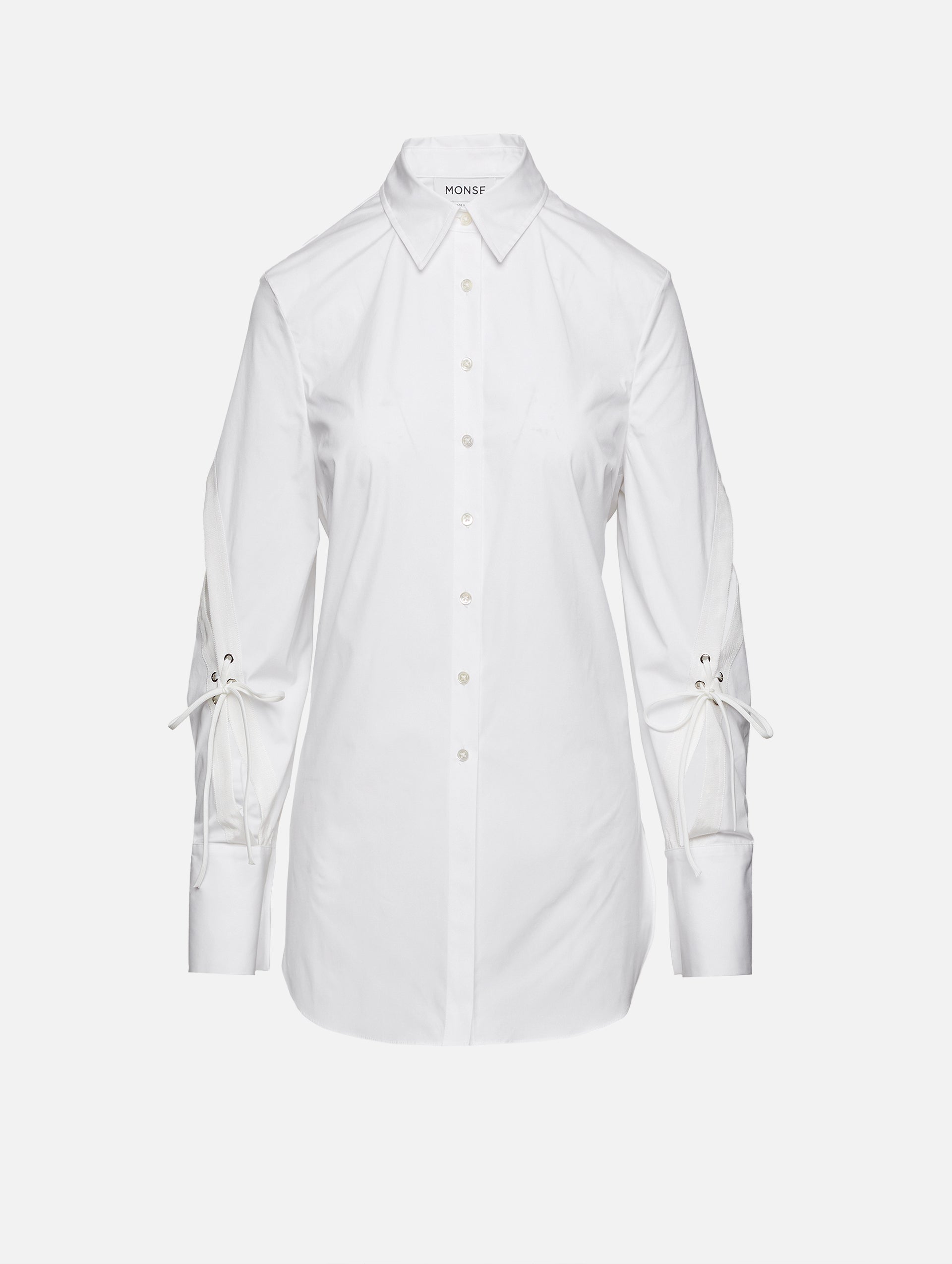 Slash Detail Shirt with Lacing - Shop Now!