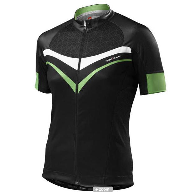 Specialized RBX Comp Women's Short Sleeve Cycling Jersey - Black/Moto Green (Size Large)