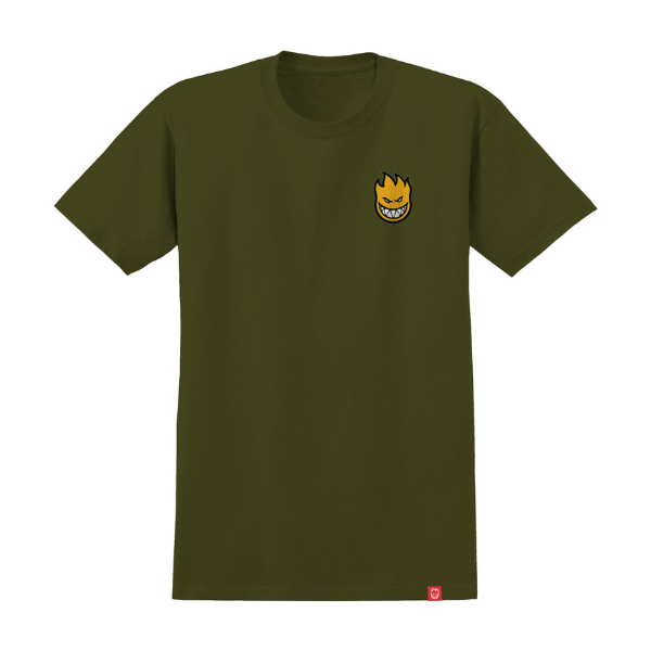 Spitfire Lil Bighead Fill Tee - Army Green/Black/Gold