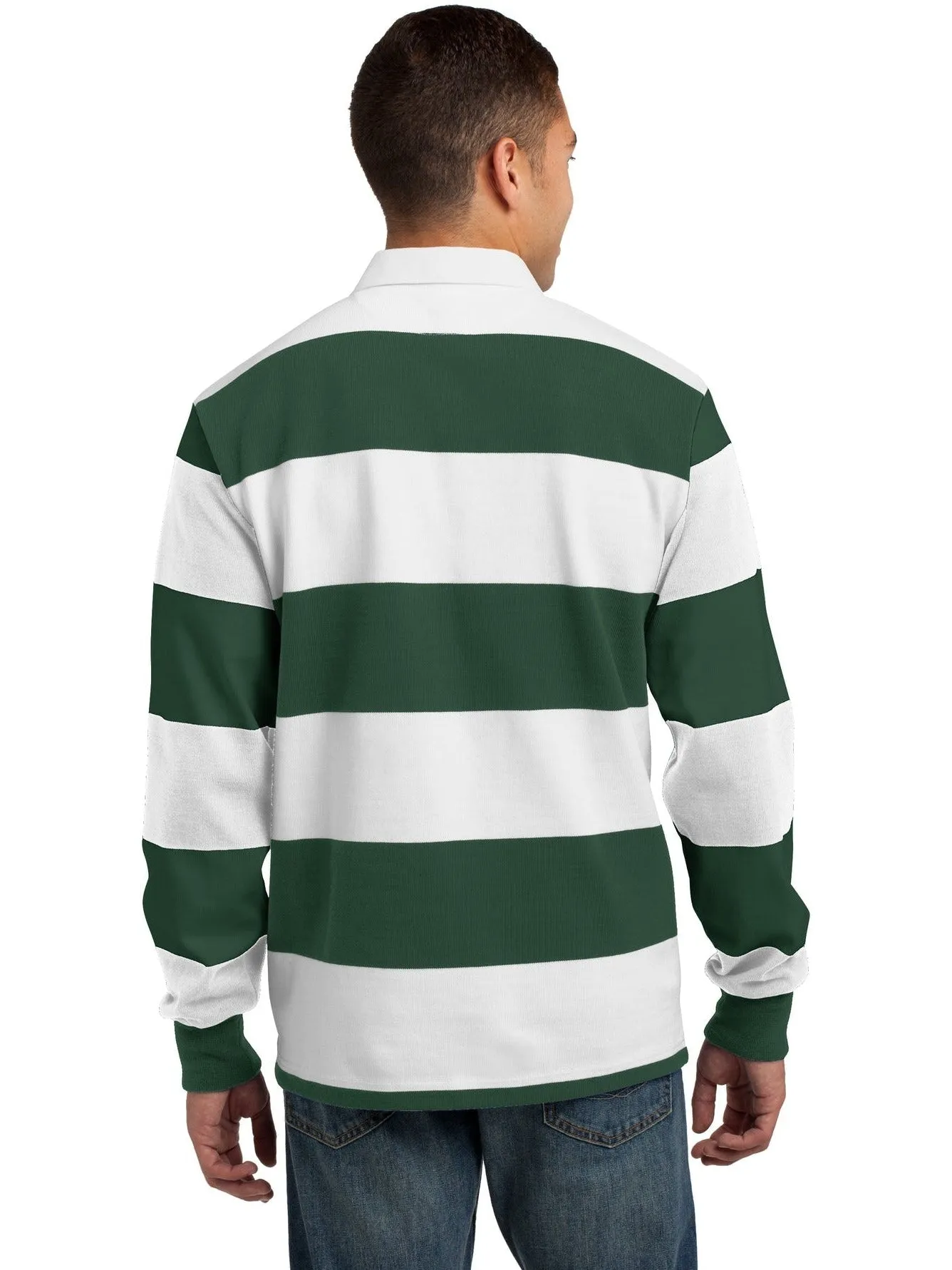 Classic Long Sleeve Rugby Polo by Sport-Tek