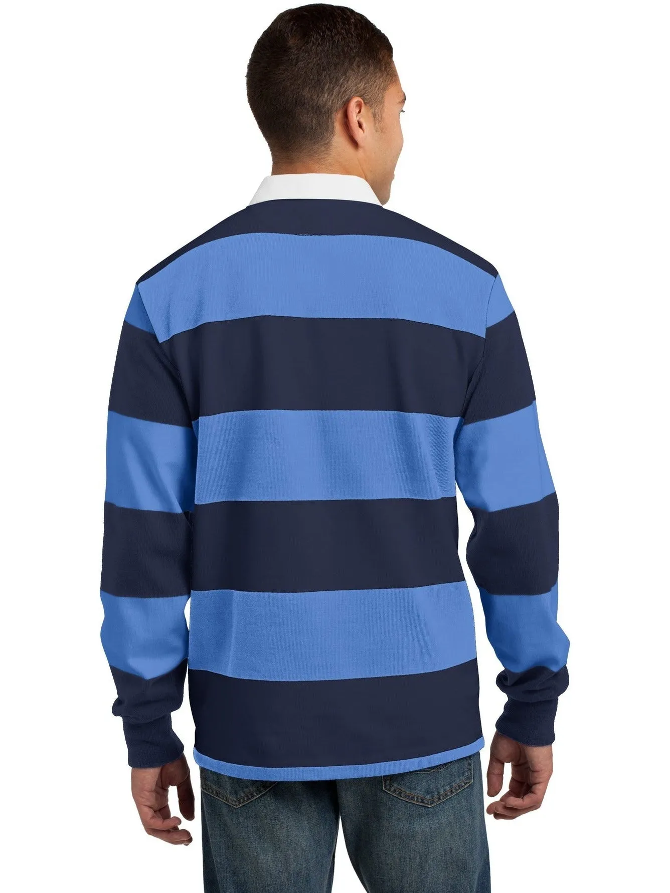 Classic Long Sleeve Rugby Polo by Sport-Tek