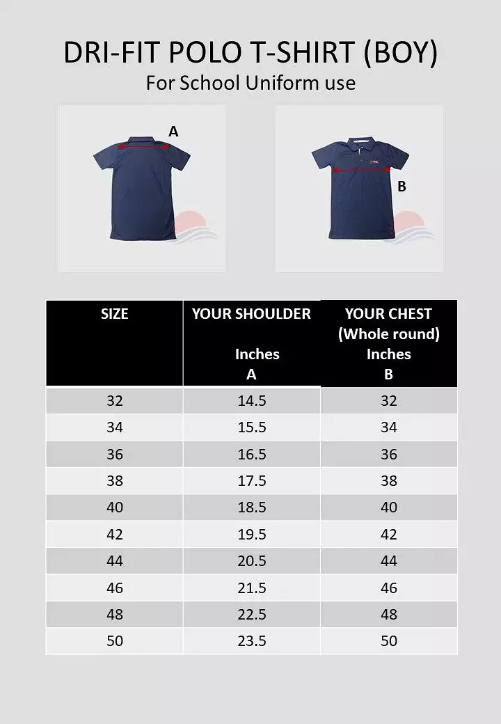 SST Dri-fit Polo T-Shirt for Boys