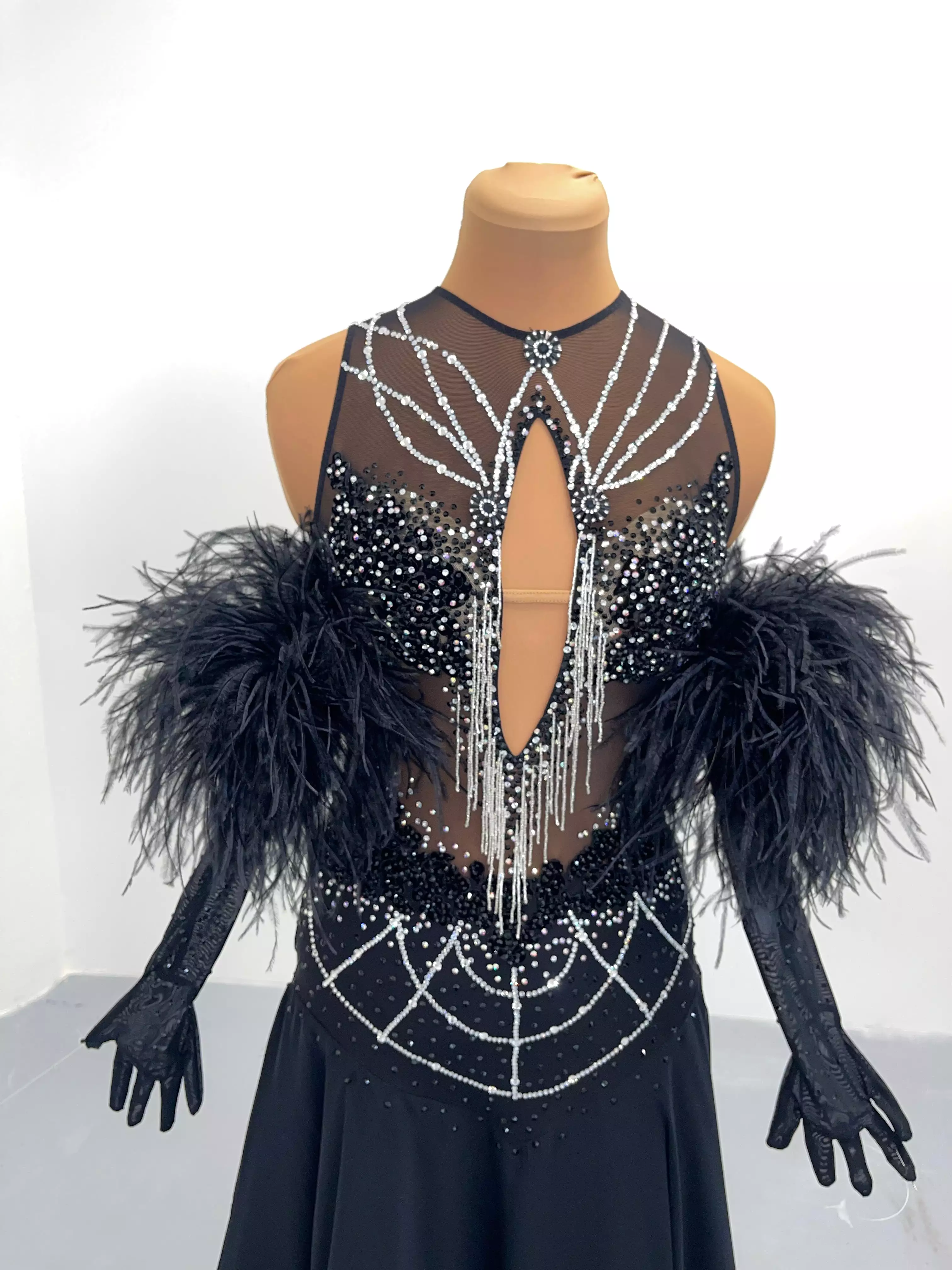 Starlight Black Ballroom Dance Dress