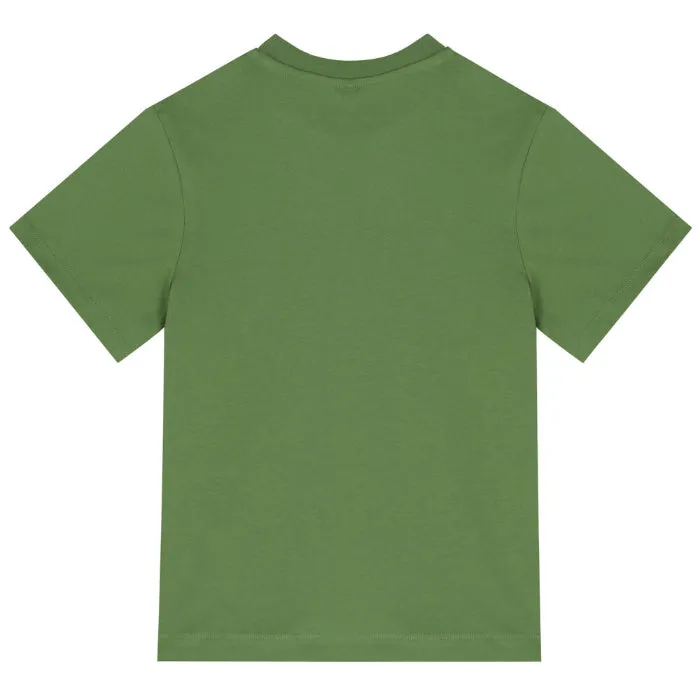 Stella McCartney Green Logo Disc T-shirt for Children