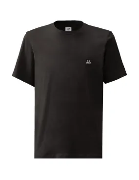 Black Logo Jersey T-shirt for Men by C.P. Company