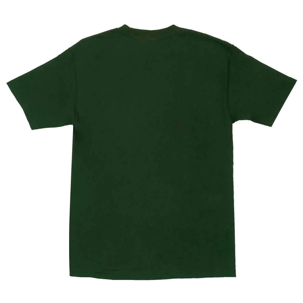 T-Shirt Santa Cruz Thrasher Screaming Logo Short Sleeve Forest Green