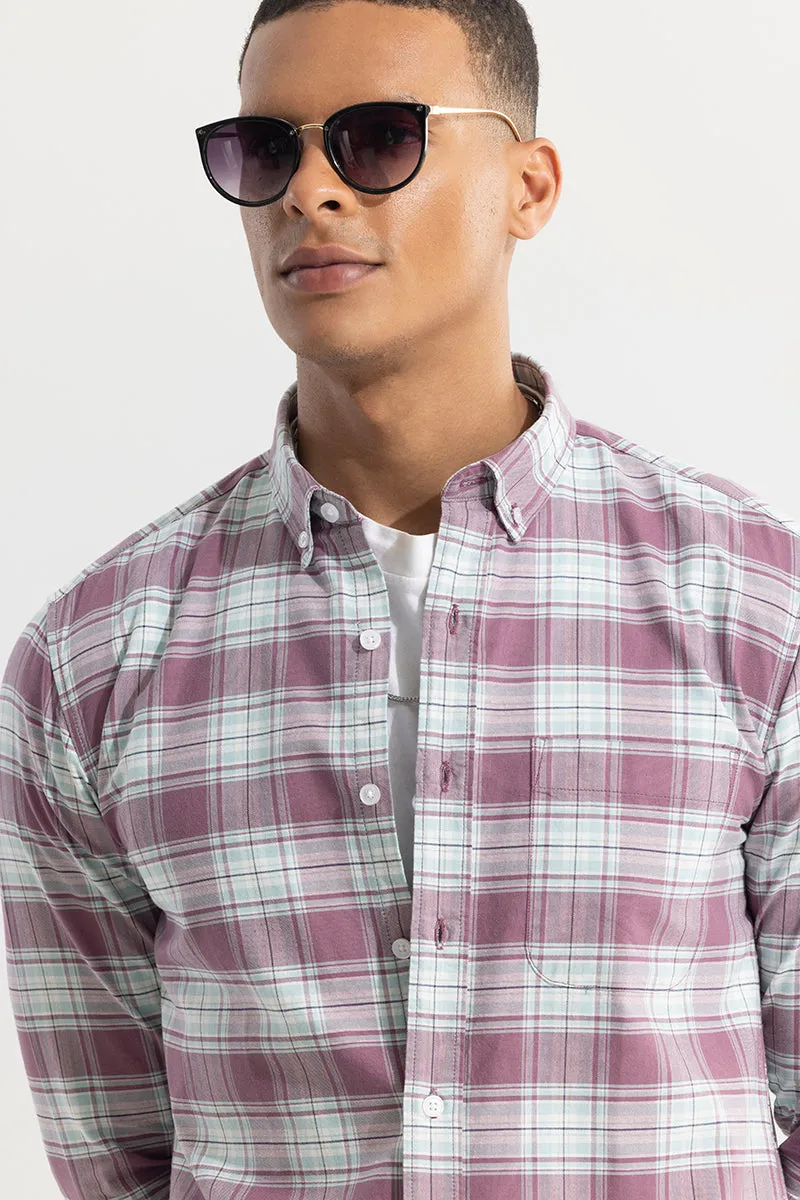 Mauve Tartan Plaid Shirt - Shop Now