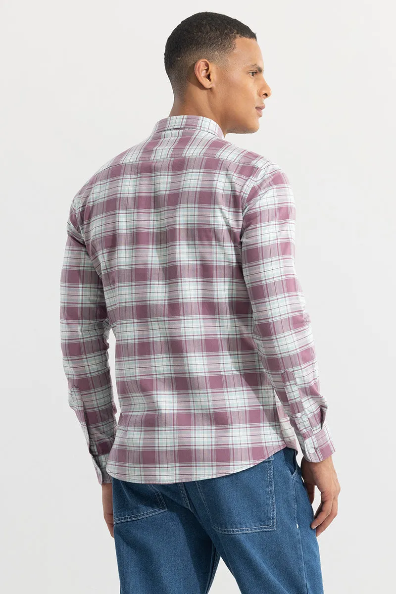 Mauve Tartan Plaid Shirt - Shop Now