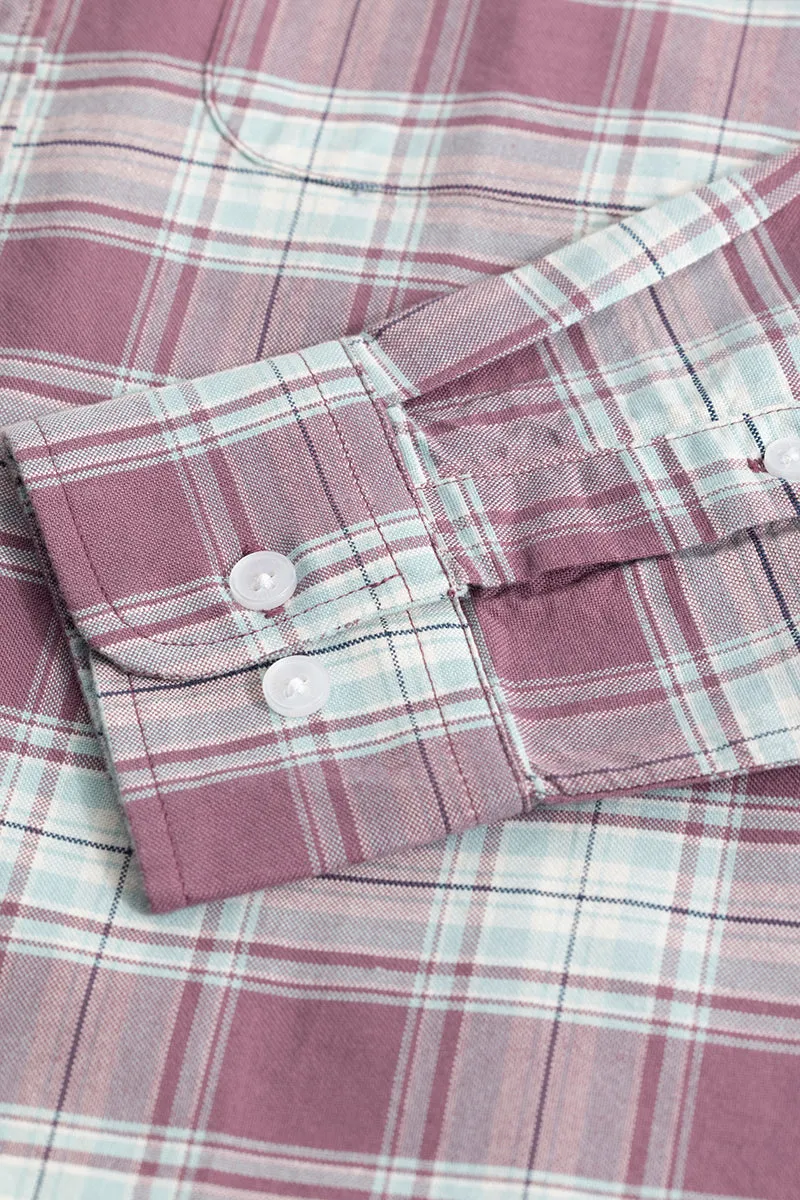 Mauve Tartan Plaid Shirt - Shop Now