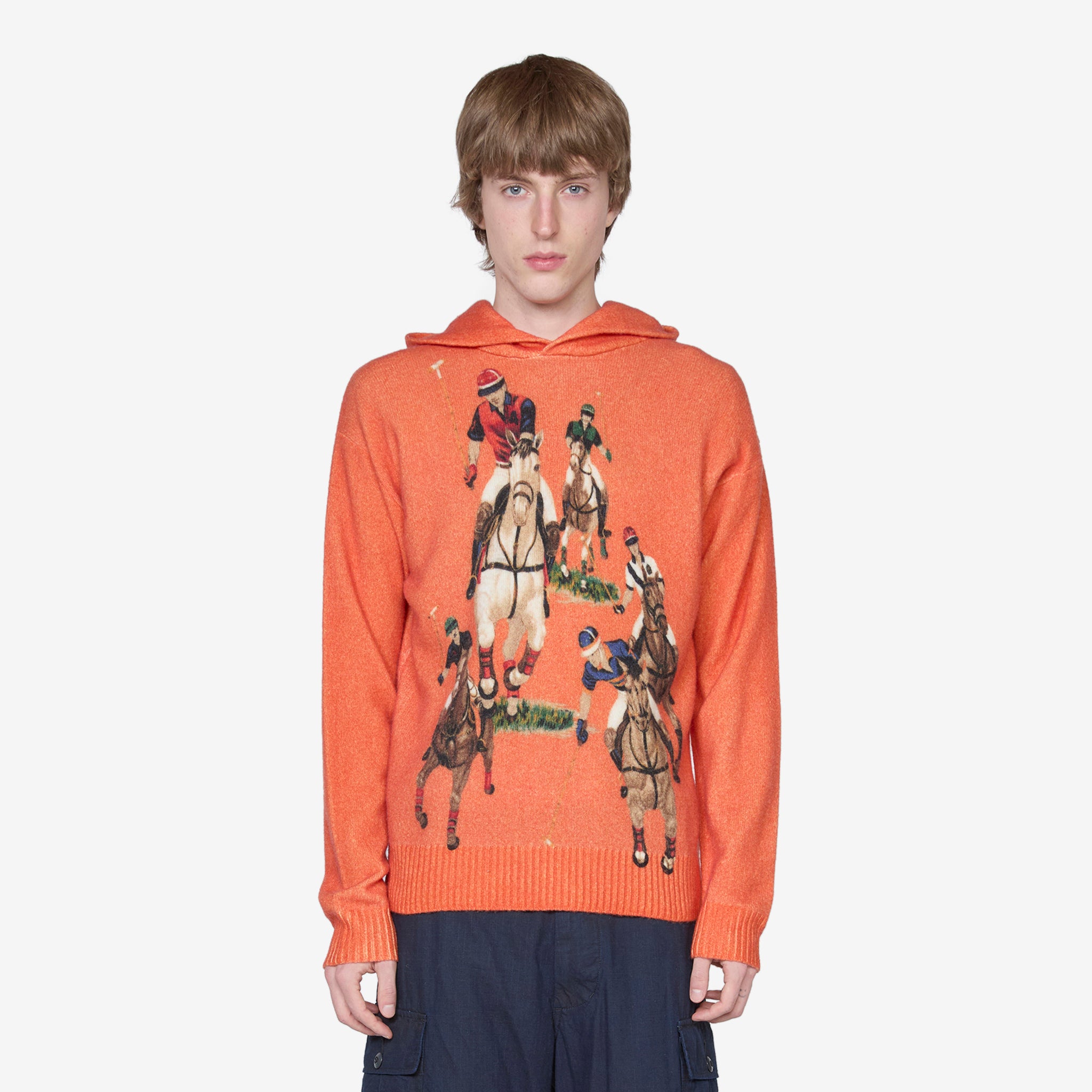 The Five Horsemen Orange Hooded Sweater