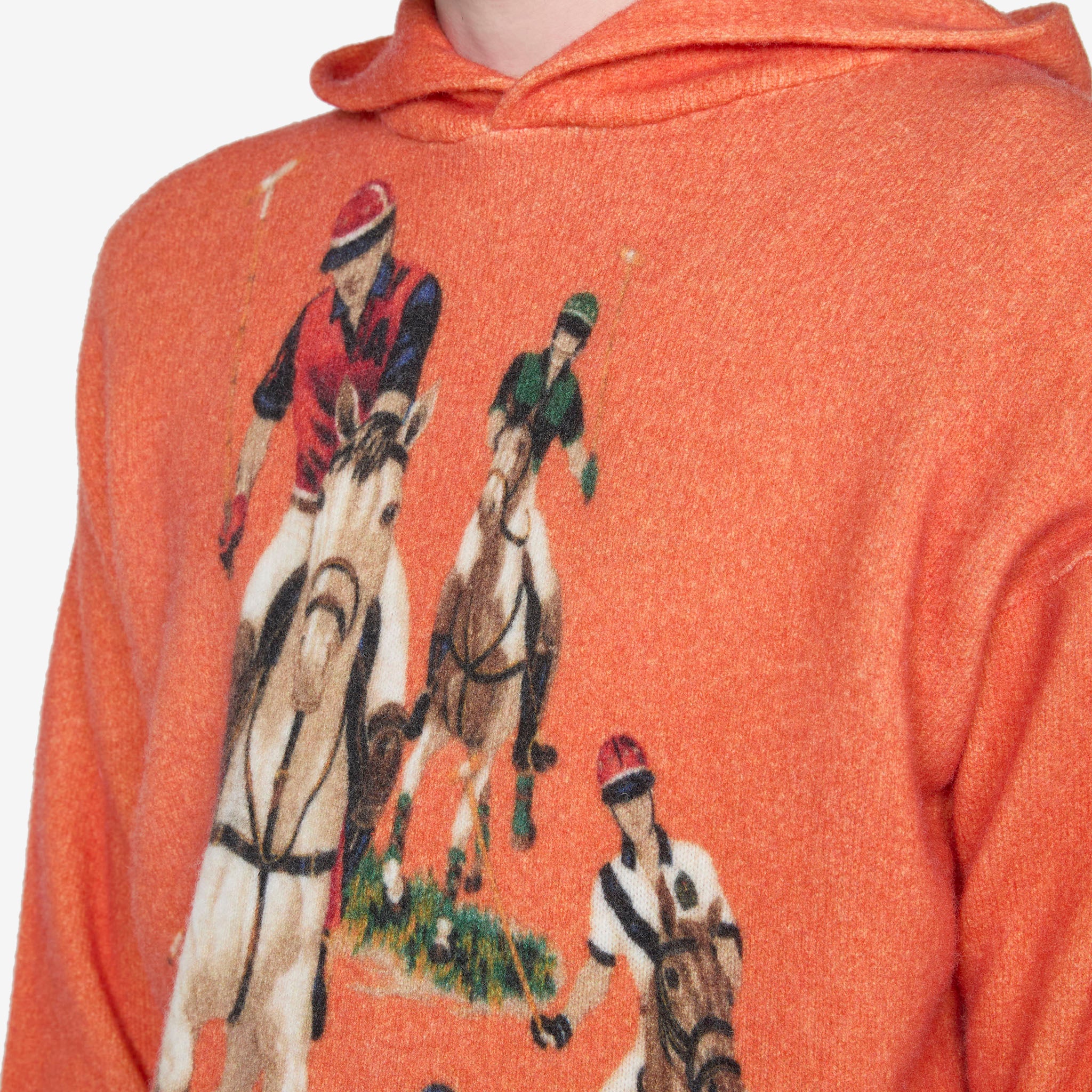 The Five Horsemen Orange Hooded Sweater