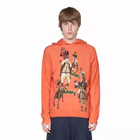 The Five Horsemen Orange Hooded Sweater