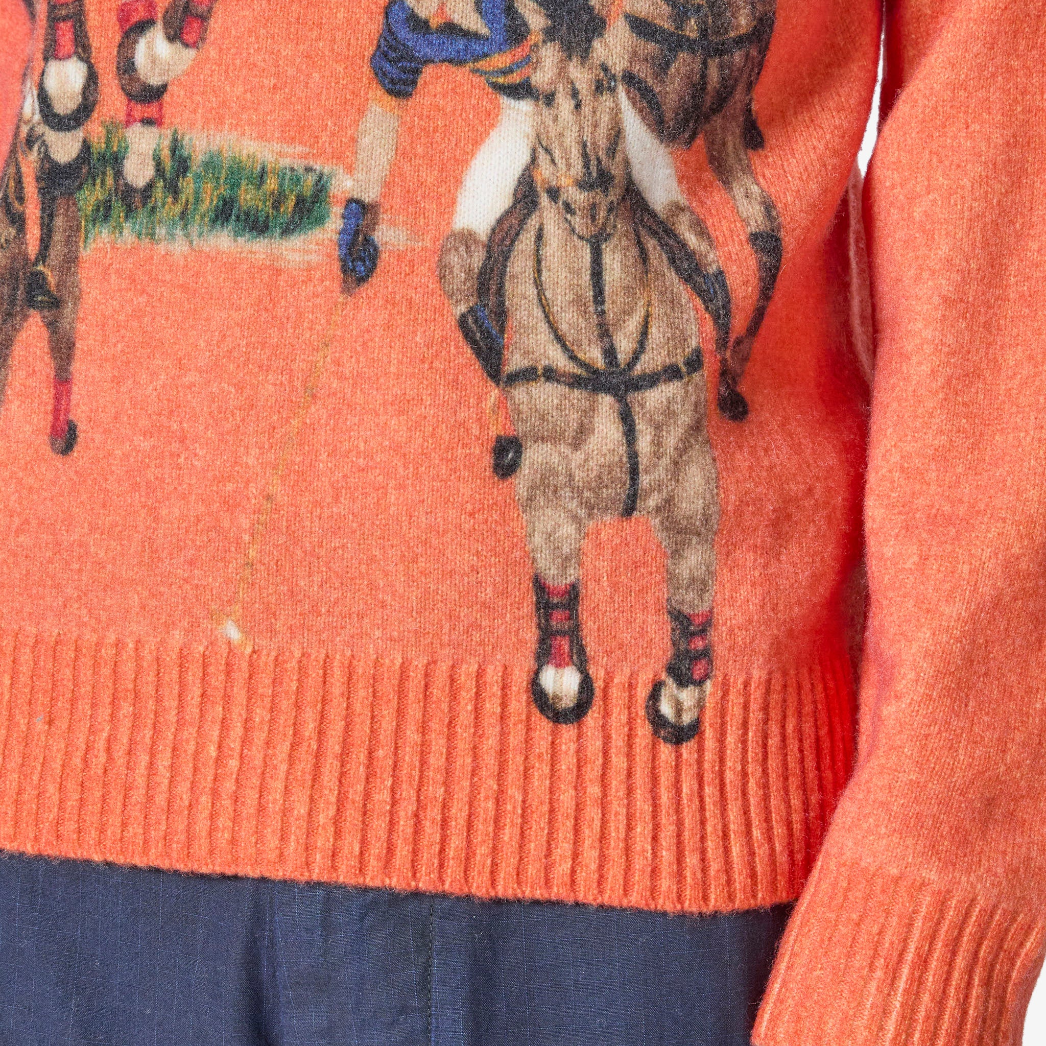 The Five Horsemen Orange Hooded Sweater