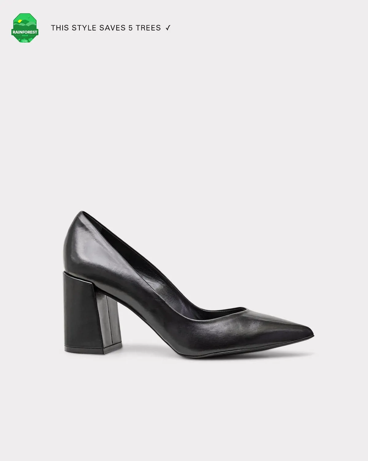 Black High Heel Pump Shoe - Ideal for Any Occasion