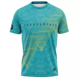 ThoughtSpace Durable Athletic Jersey | Digi Tribal Teal