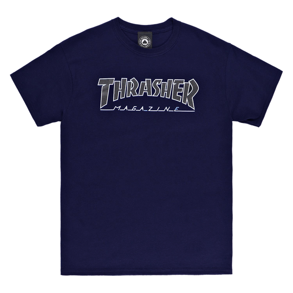 Thrasher t-shirt navy black