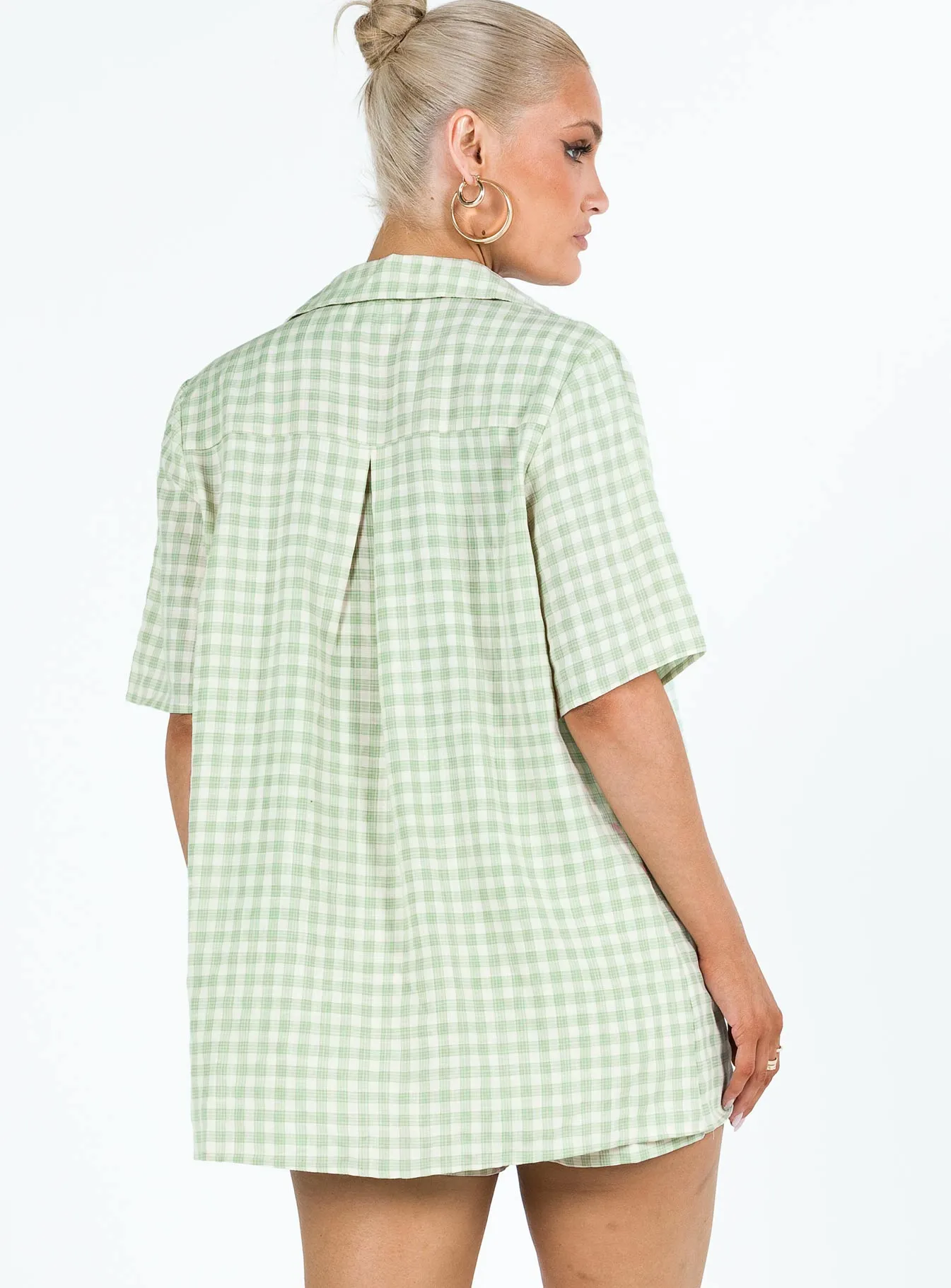 Trider Green Check Shirt