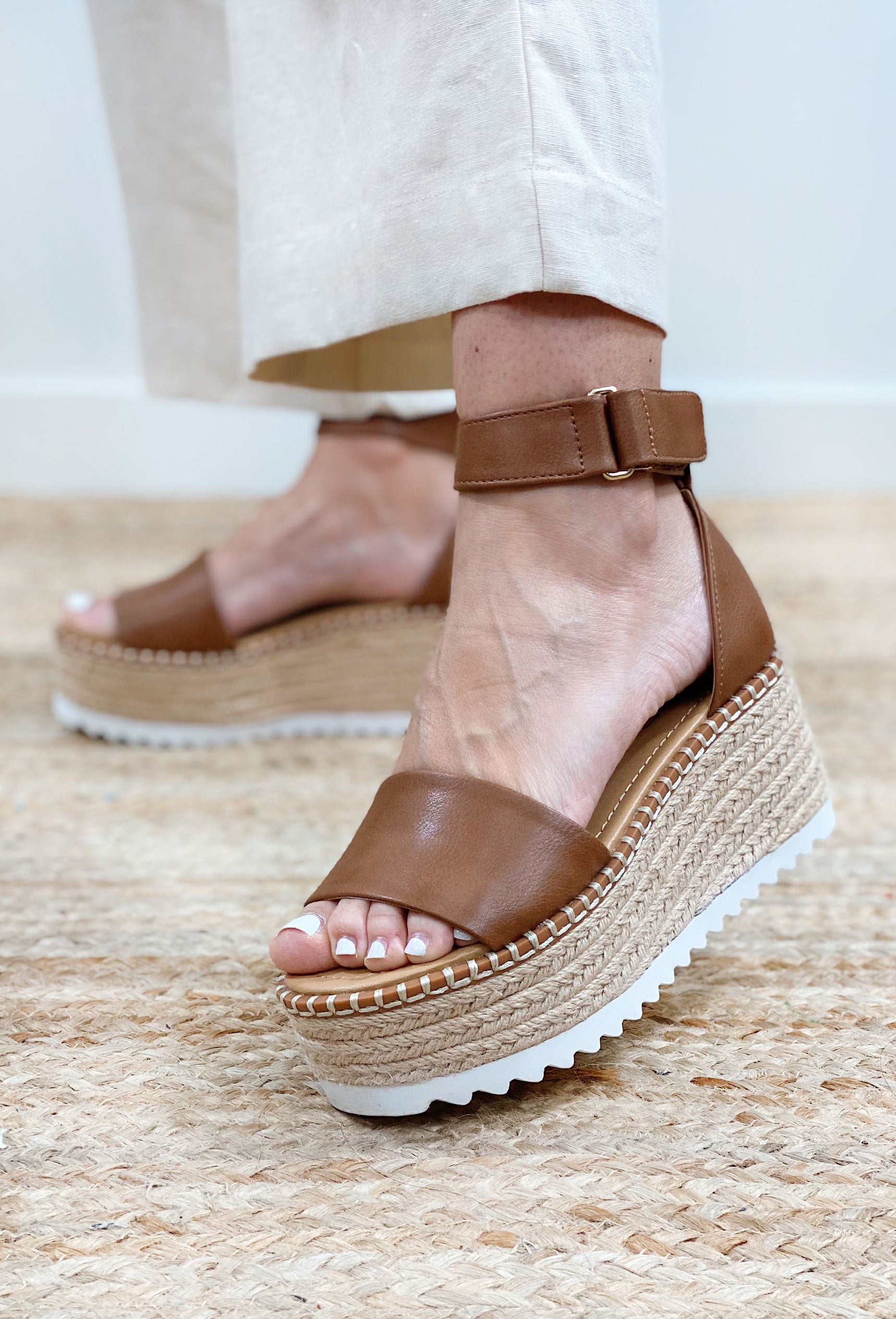 Tuckin Platform Espadrille Sandal