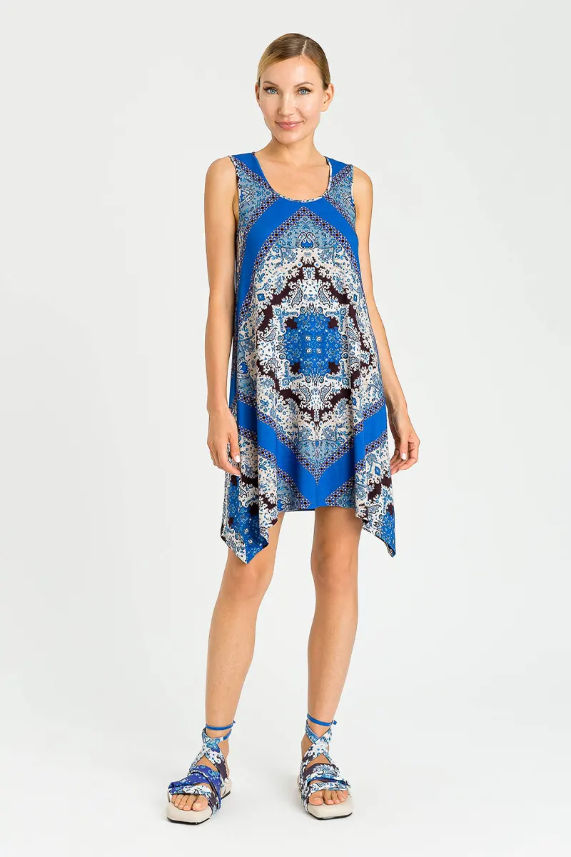 TWINSET Printed Jersey Canotta Dress