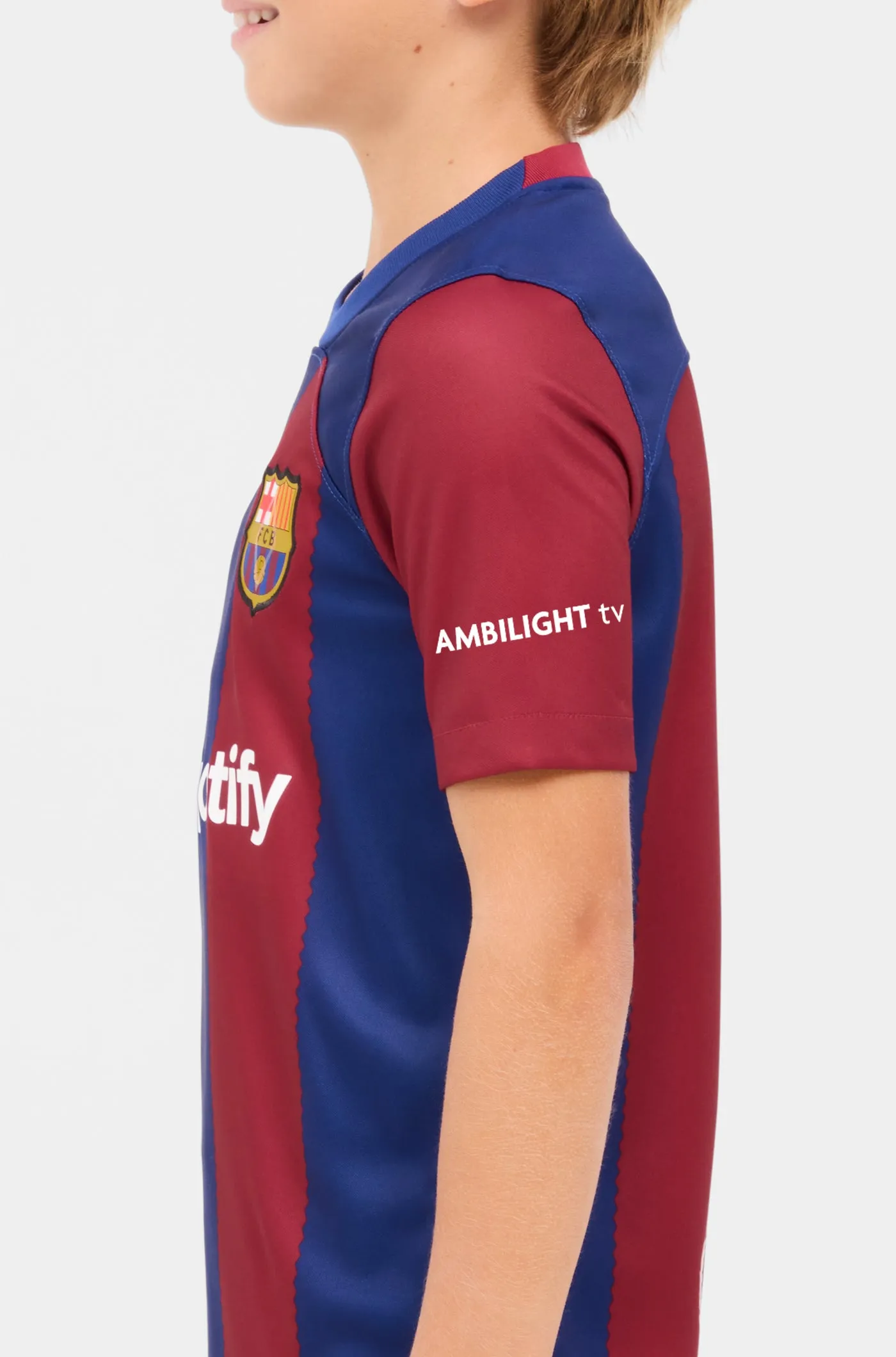 UCL FC Barcelona home jersey 23/24 Junior