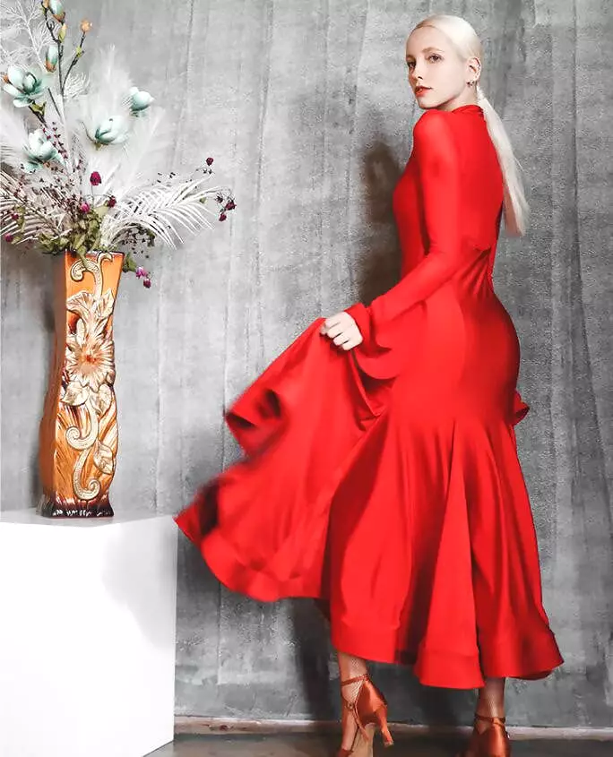 Valentine Red Ballroom Dress - 640 | Shop Now