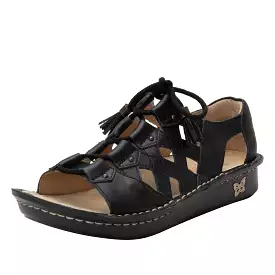 Valerie Black Beautiful Sandal