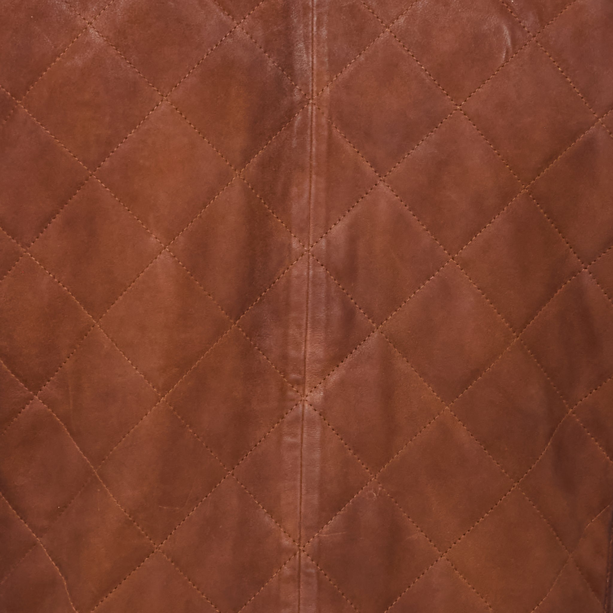 Waxed Suede Vest Bourbon