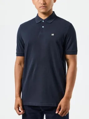 Weekend Offender Navy Caneiros Short Sleeve Polo Shirt