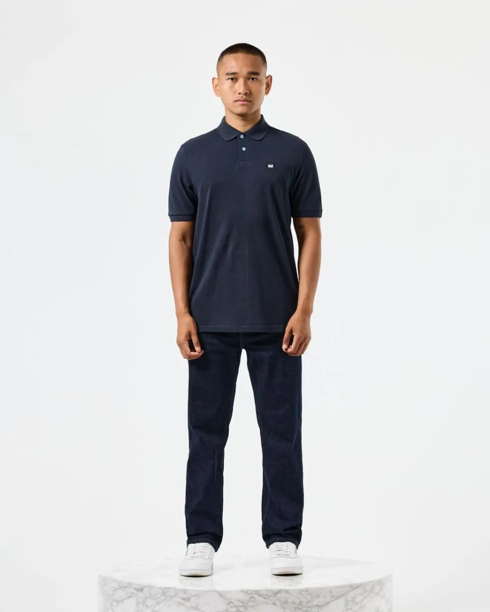 Weekend Offender Navy Caneiros Short Sleeve Polo Shirt