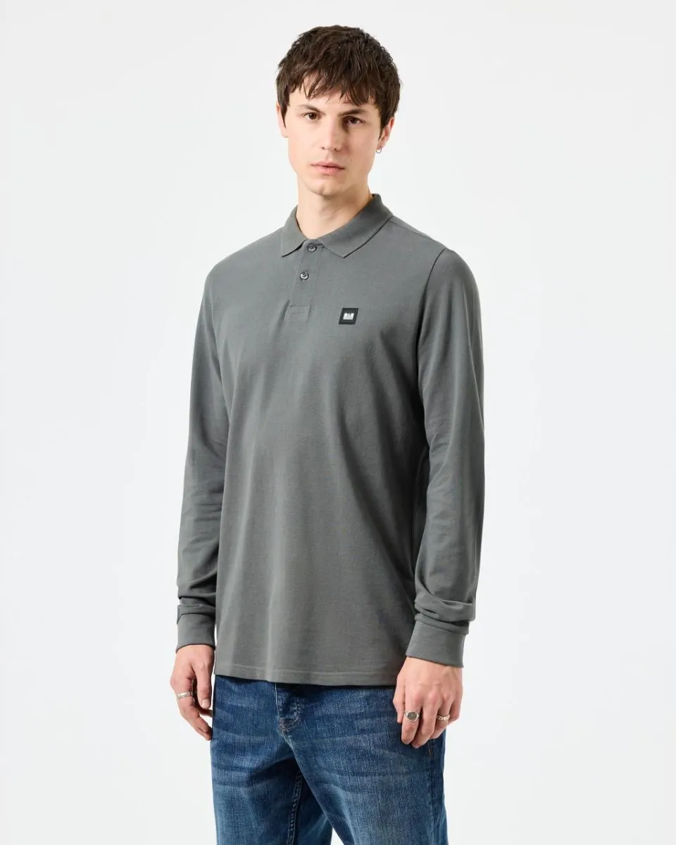 Weekend Offender Zinc Dice Long Sleeve Polo Shirt