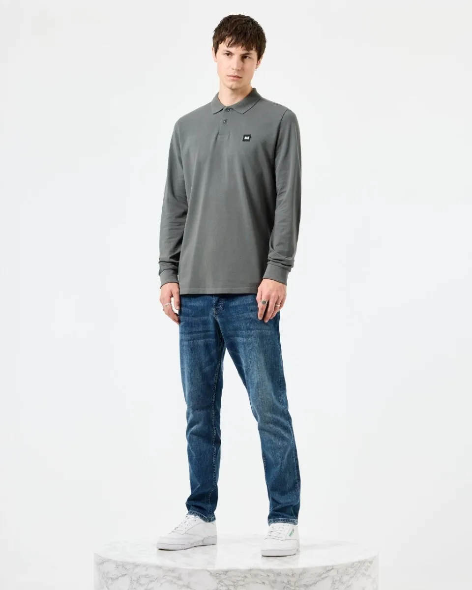 Weekend Offender Zinc Dice Long Sleeve Polo Shirt