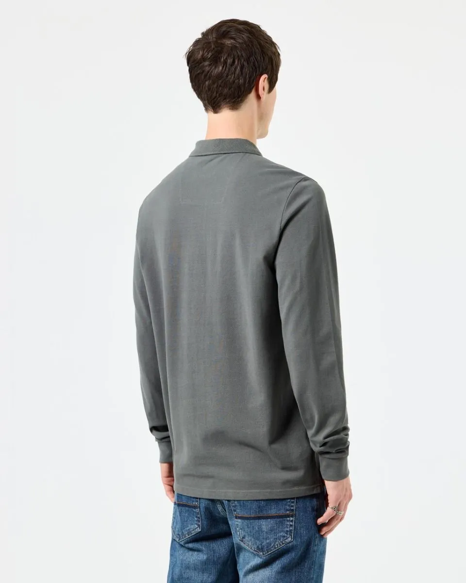 Weekend Offender Zinc Dice Long Sleeve Polo Shirt