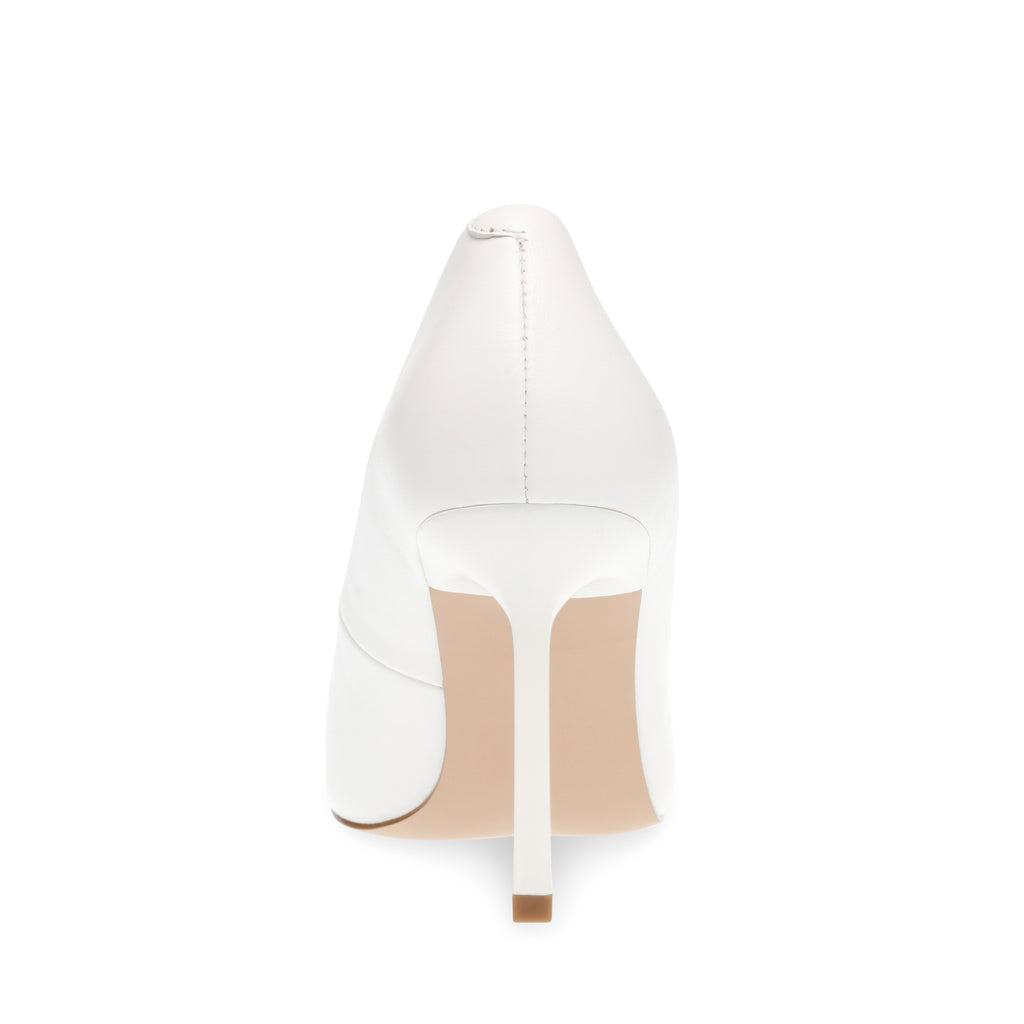 White Leather Classy Pump.