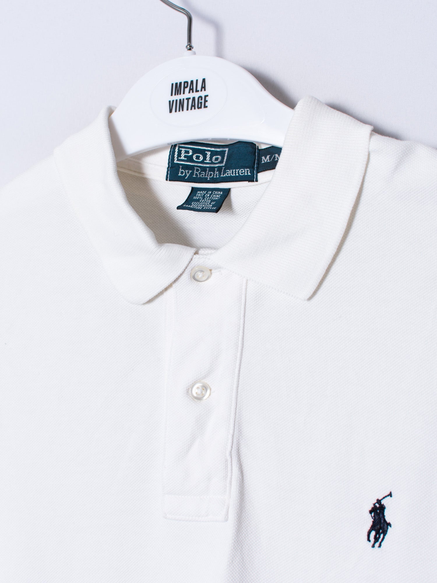 White Polo Shirt Ralph Lauren