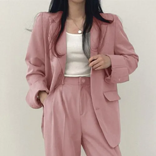 Women's Blazer Long Sleeve Blazers Button Formal Streetwear Solid Color