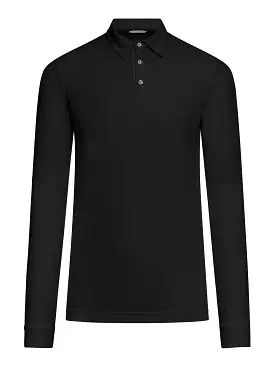 Women's long-sleeve polo shirt