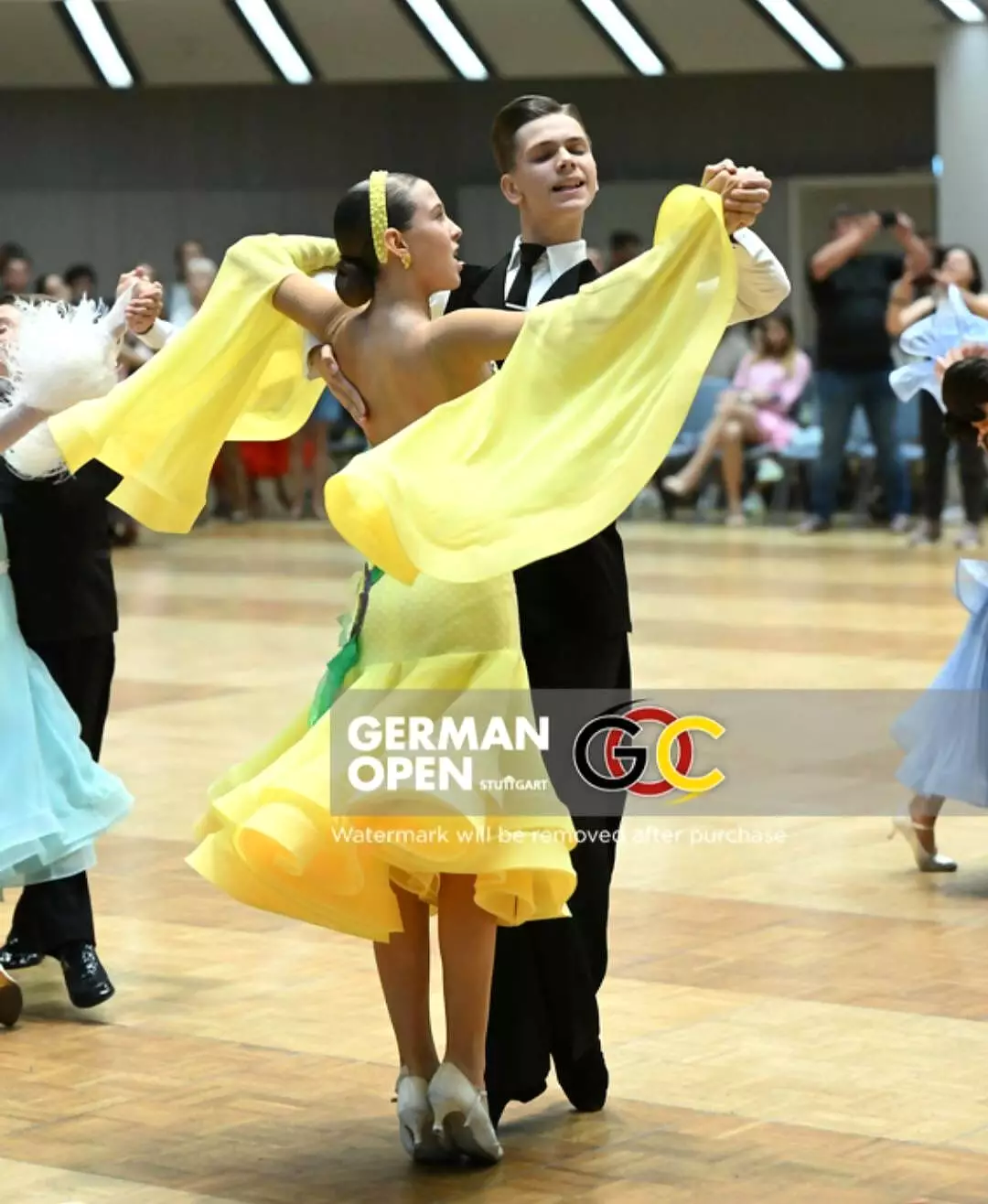 Yellow Ballroom Dress